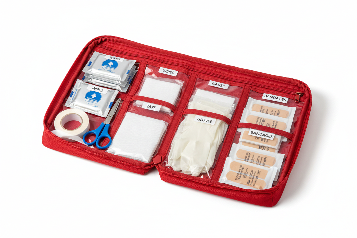 Personal First Aid Kit Pro Edition — clinical product shot on white background